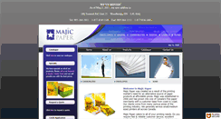 Desktop Screenshot of majic-paper.com